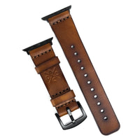 Pulseira de Couro Apple Watch Marrom