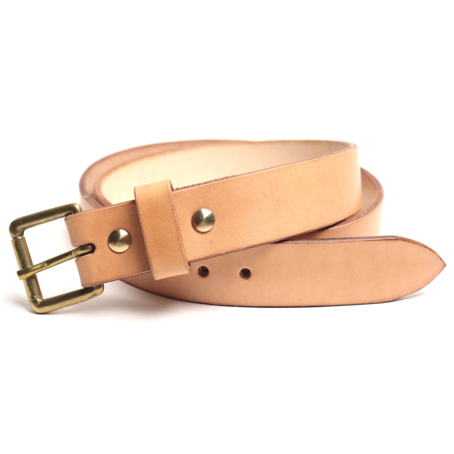 Cinto de Couro 1.25'' Natural Tan