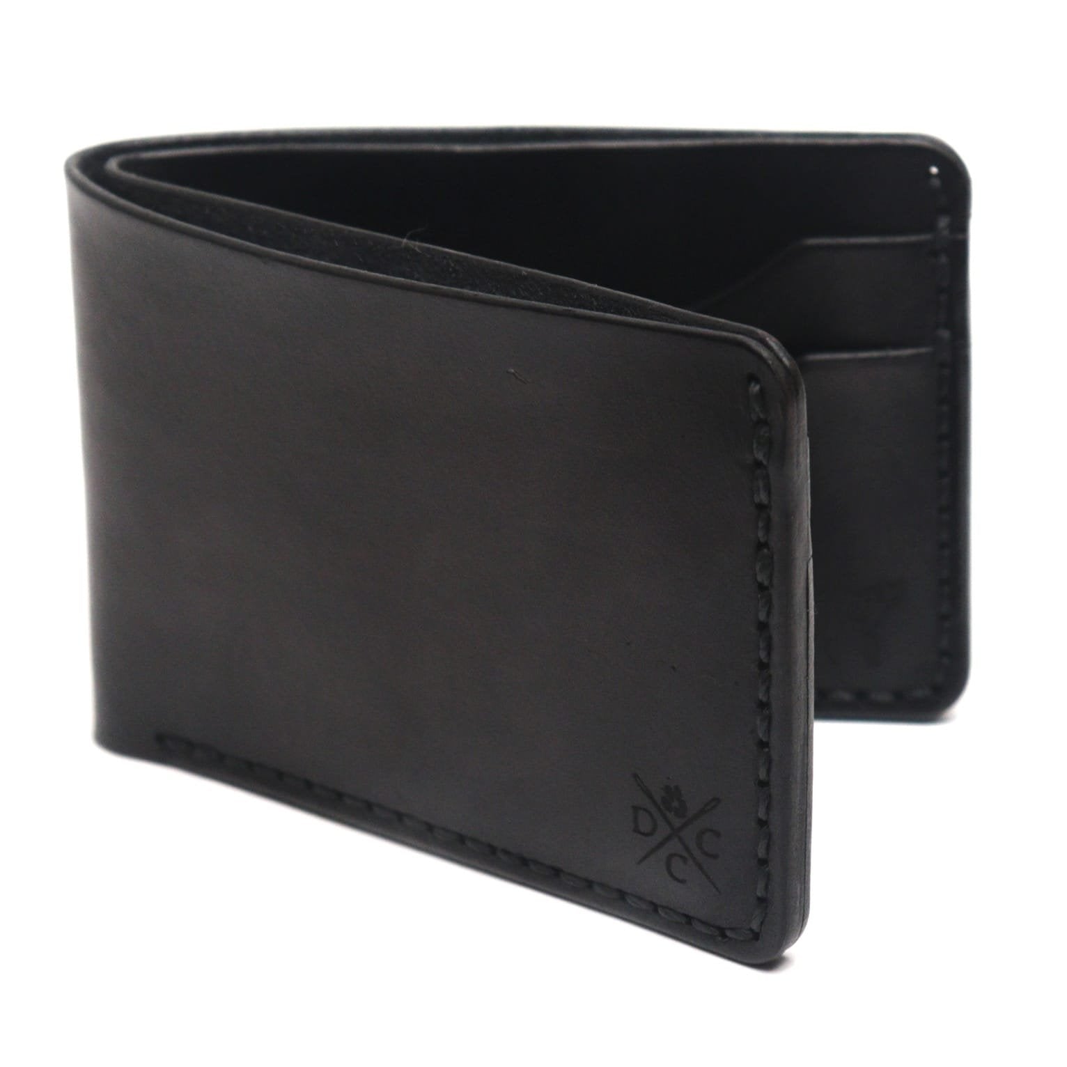 Carteira de Couro Bifold NO.5 Preta