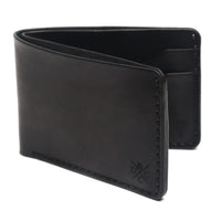 Carteira de Couro Bifold NO.5 Preta