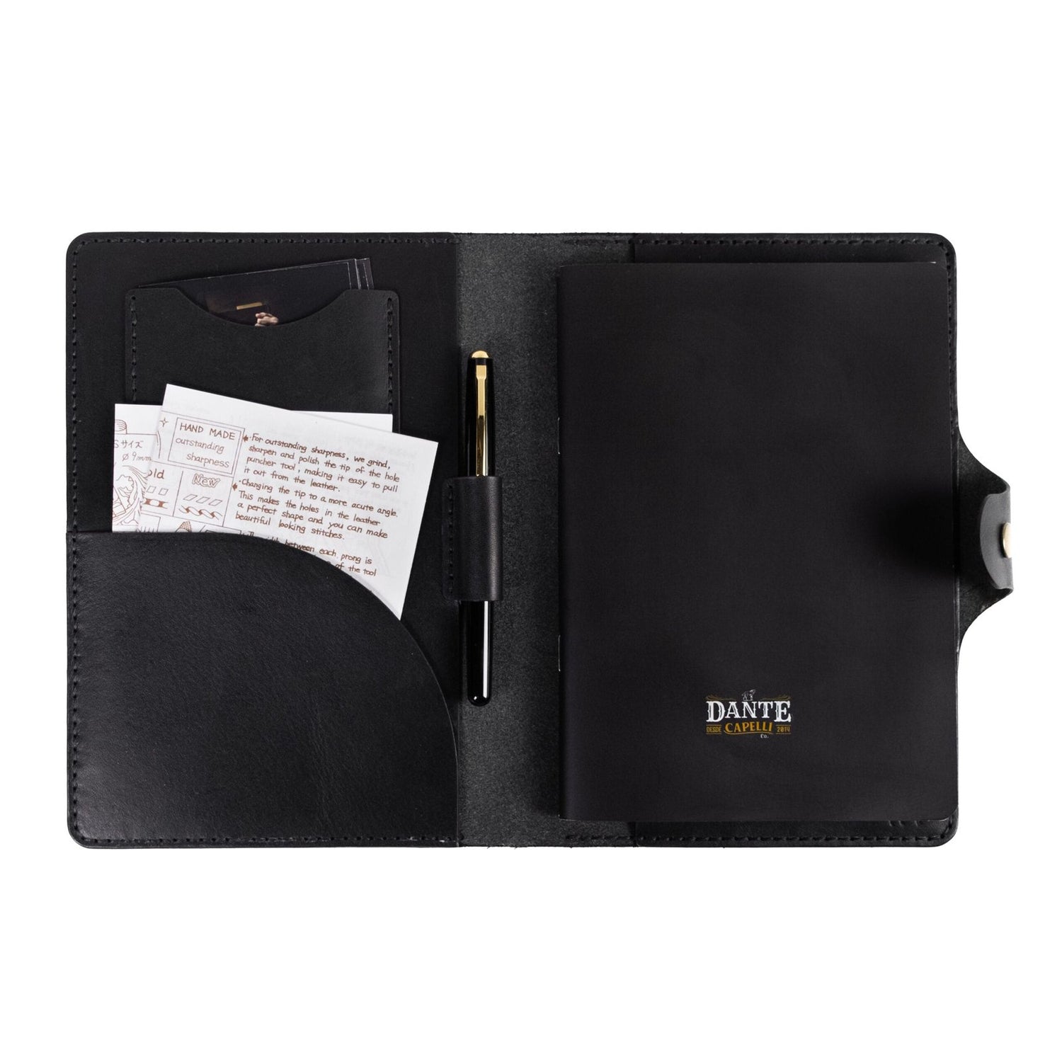 Case A5 Domus Couro Preto