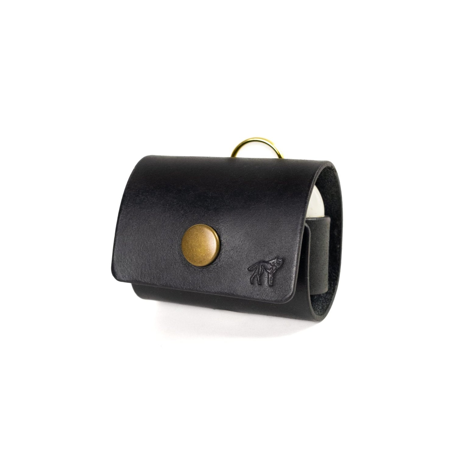Capa de Couro AirPods Preto