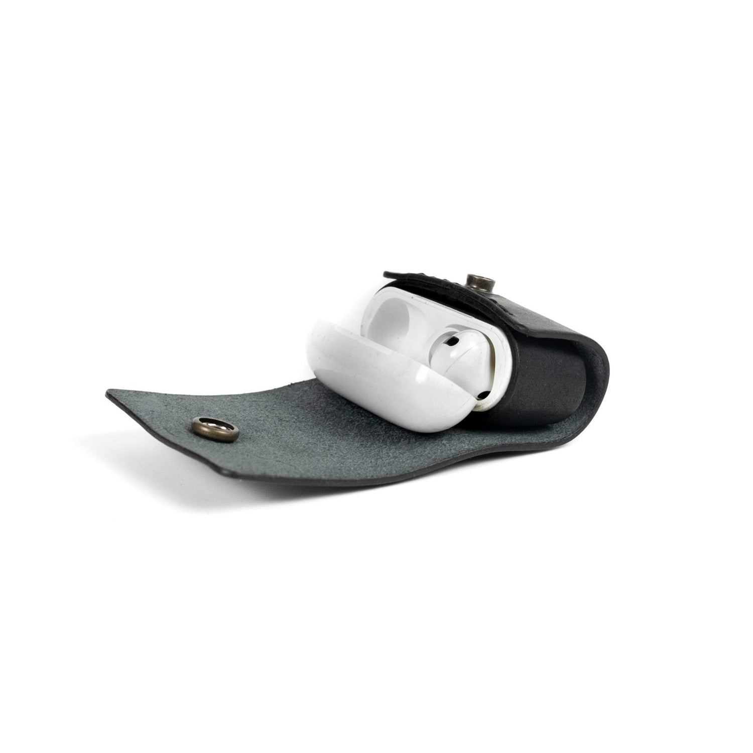 Capa de Couro AirPods Preto