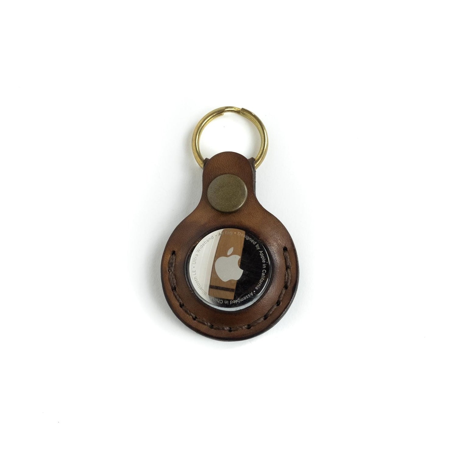 Chaveiro de Couro AIRTAG Marrom